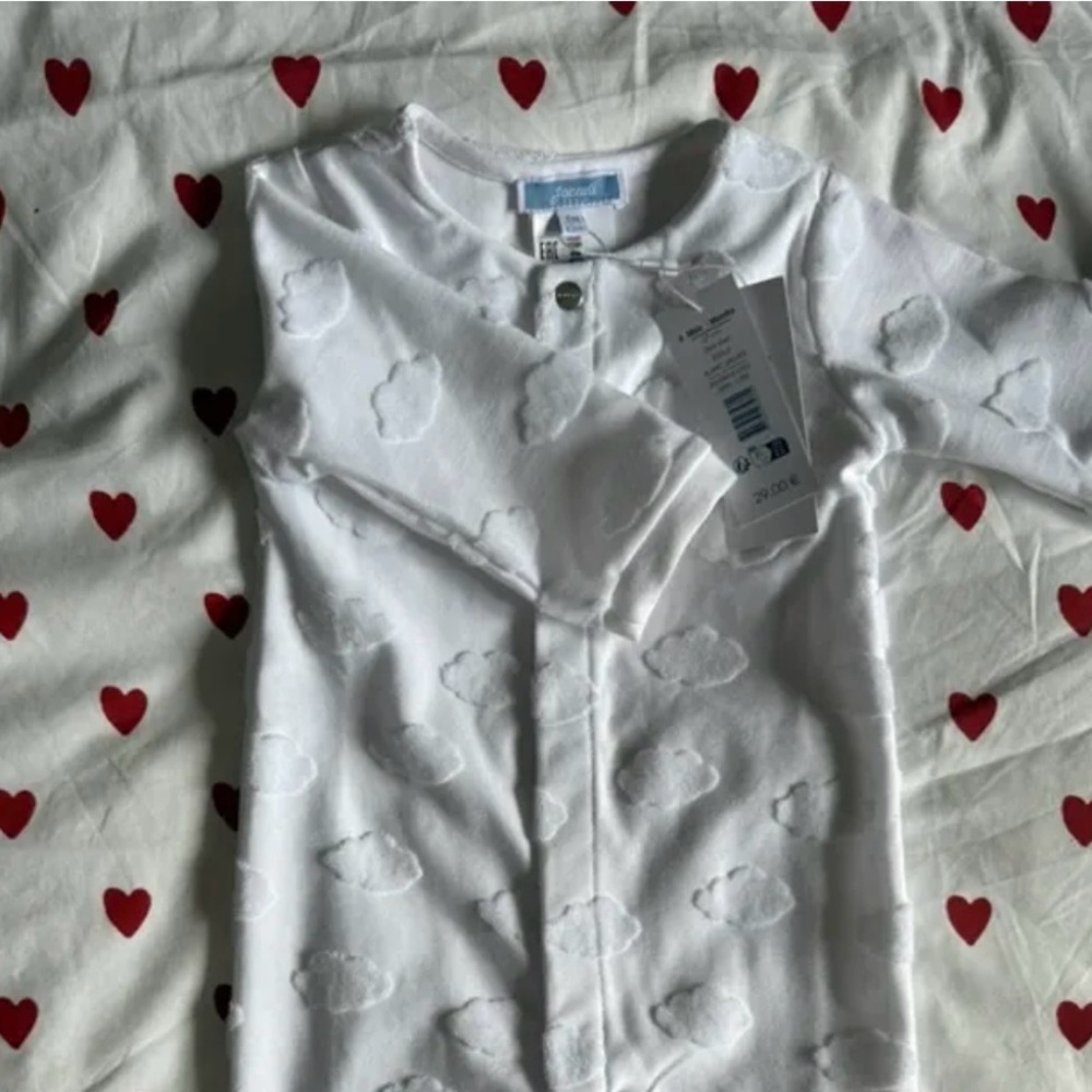 Jacadi White Baby Onesie